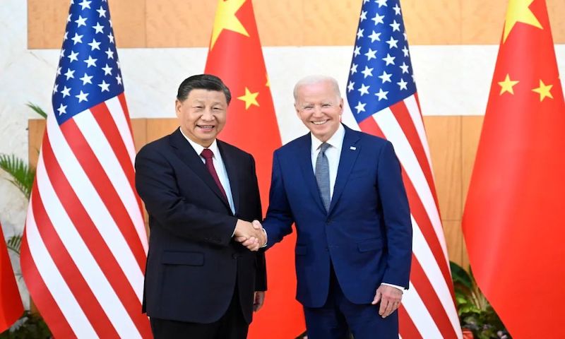 Xi Jinping and US President Joe Biden held a meeting in Bali